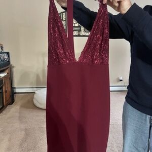 Backless Mini Dress